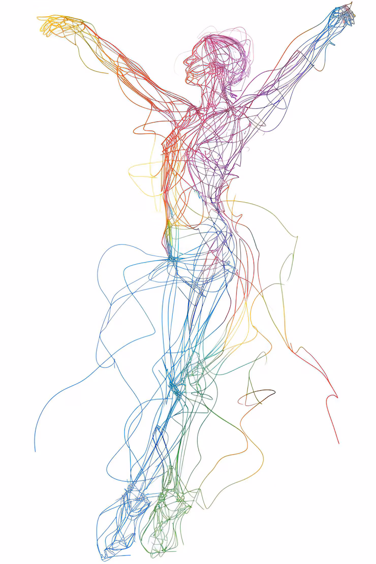 drawing woman showing full body one line drawing figure outline only single line s 1087582 13153