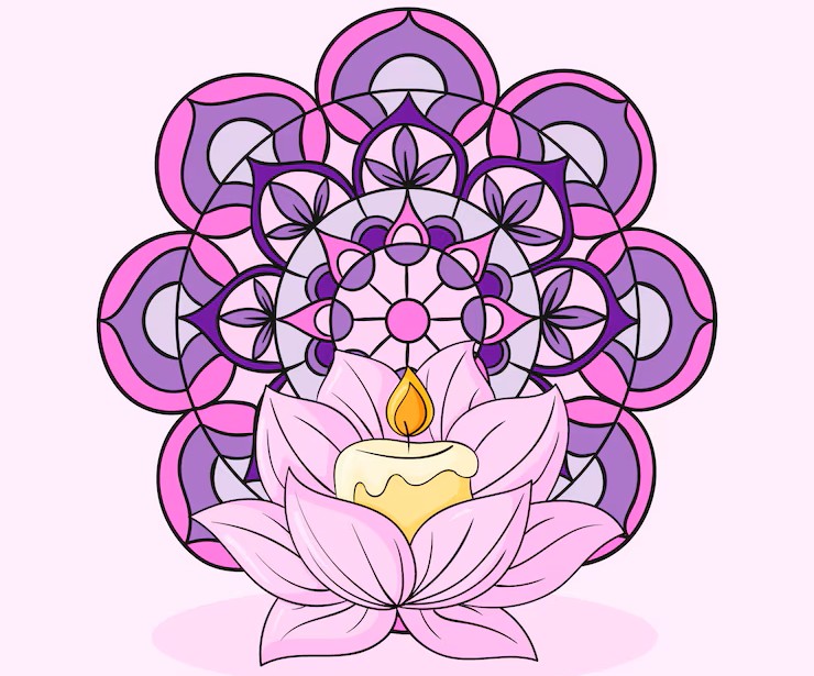 hand drawn vesak say illustration 23 2149373330