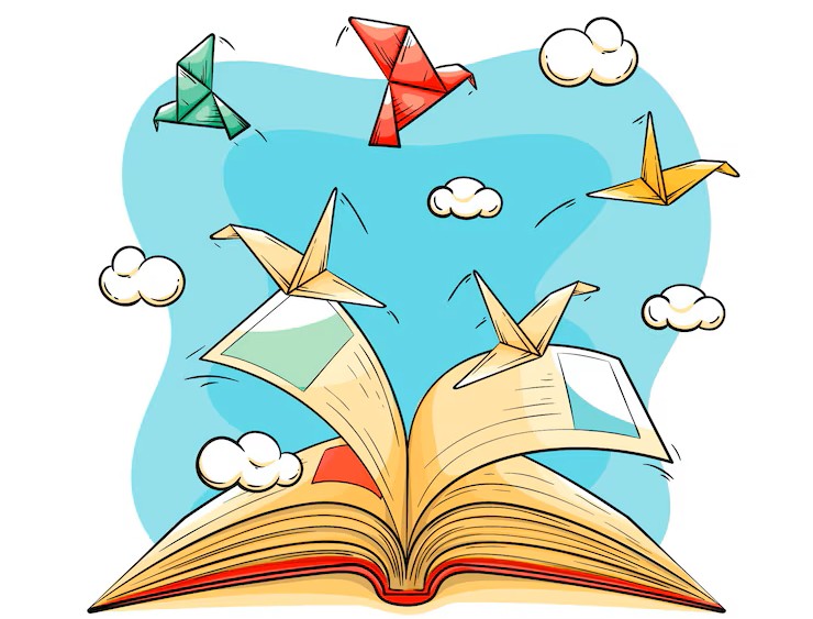 hand drawn world book day concept 23 2148481517